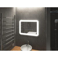 Зеркало для ванной с подсветкой Кампли 140х70 см